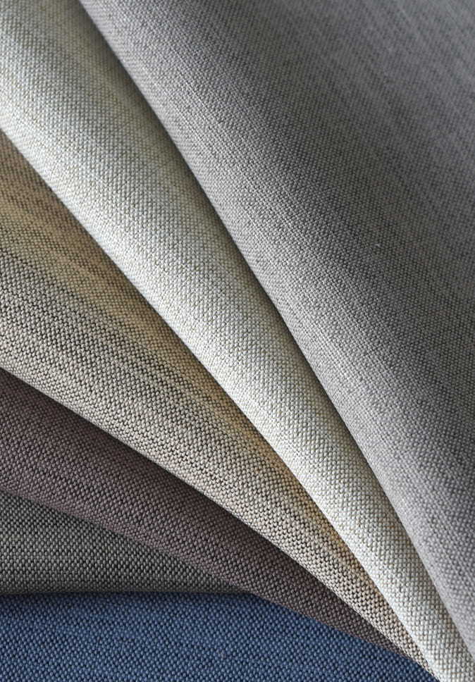 【纤丝纺】仿麻窗帘布长久阻燃生产厂家出口品质布面垂顺平整 OEKO认证